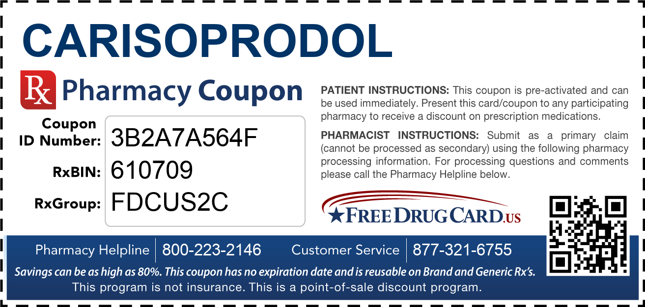 Carisoprodol 250mg