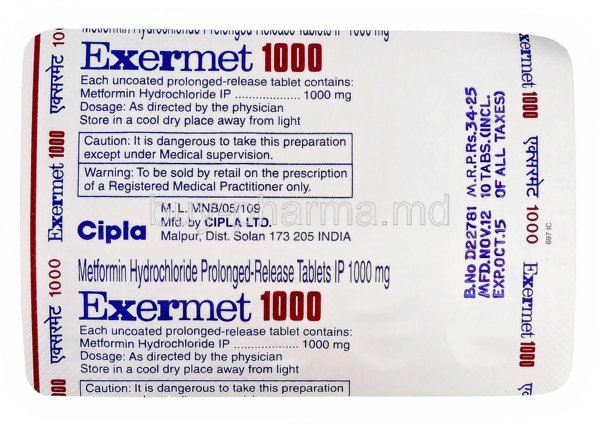 Glucophage 1000 mg bestellen