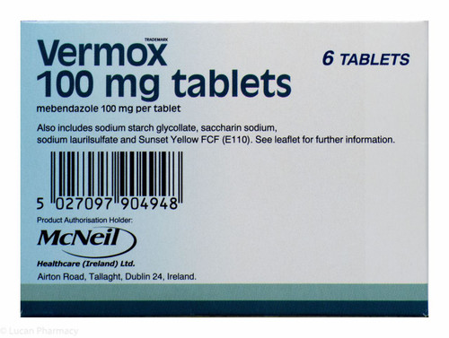 Vermox tabletten 100 mg