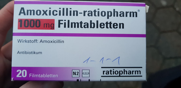 amoxicillin ratiopharm 1000 pille