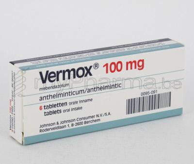 Vermox 100 mg tabletten