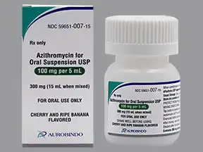 Azithromycin 100 mg per 5 ml