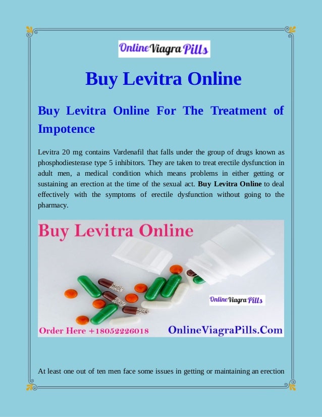 Levitra 20mg Online