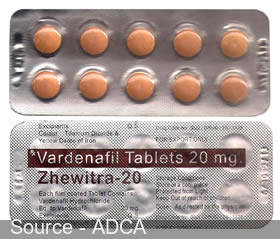Vardenafil tablette