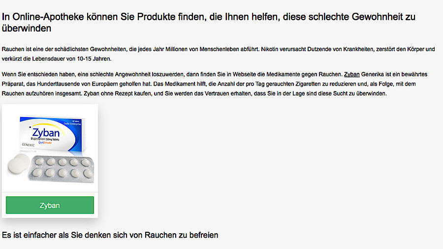 zyban online apotheke