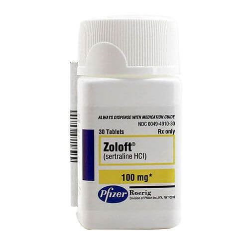 Sertraline Hcl 100mg Zoloft
