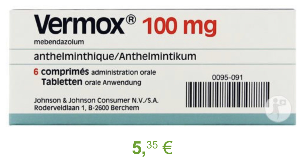 Vermox 6 tabletten Vermox 6 Tabletten