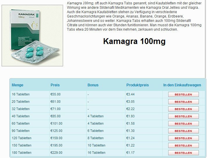 Billig Kamagra Bestellen