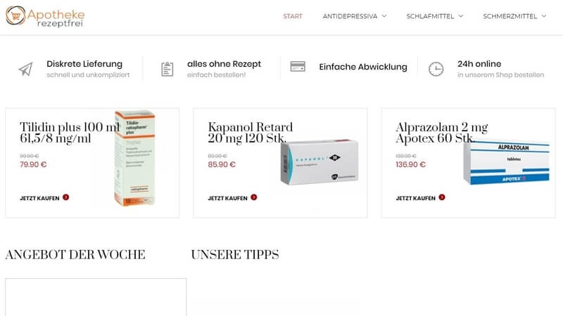 Alprazolam generika