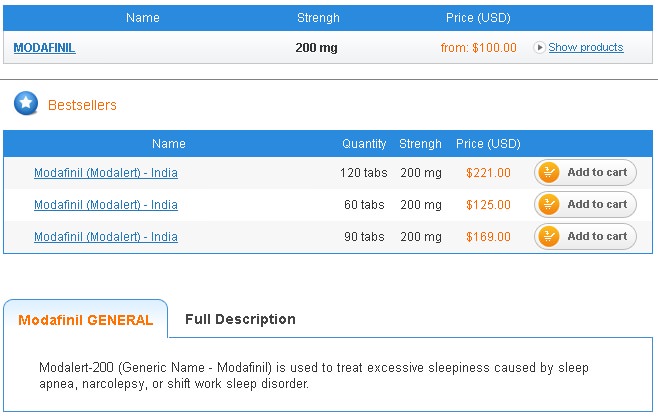 Armodafinil Bestellung