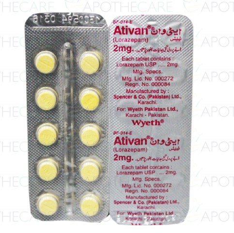 Ativan Tablette Ativan Tablette