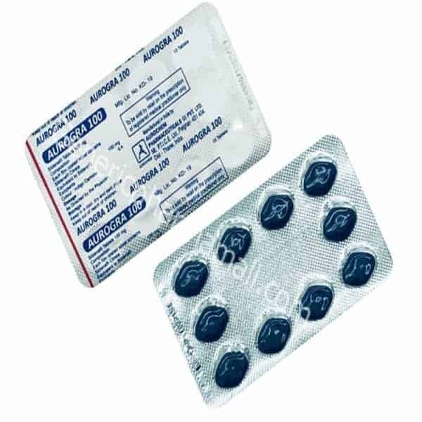 Aurogra 100 sildenafil 100mg