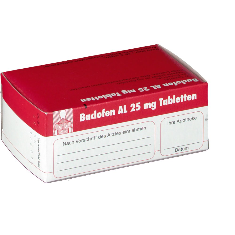 Baclofen al 25 mg tabletten