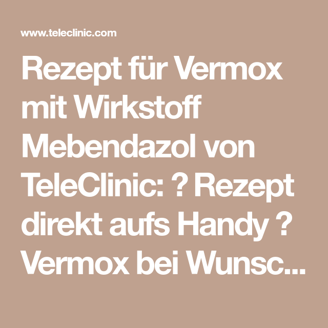 mebendazol apotheke