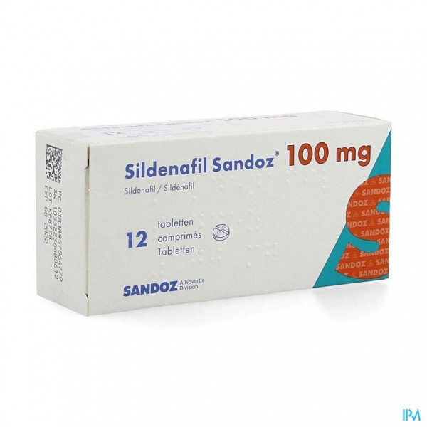 Sildenafil Sandoz 100mg Tabletten 12