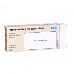 Propranolol 2x 40 mg Propranolol 2x 40 Mg