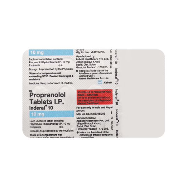 Inderal 10 mg Inderal 10 Mg