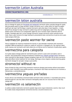 ivermectin tabletten für hunde