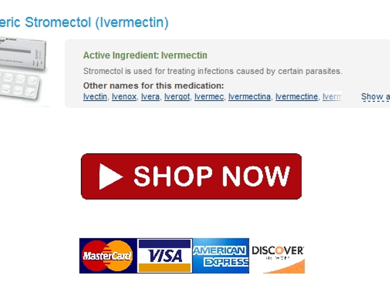 Mectizan generisch kaufen
