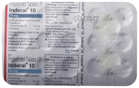 Propranolol 10 Mg Original