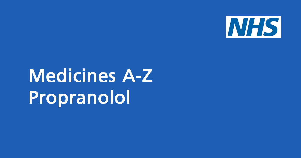 Propranolol X 40 Mg propranolol x 40 mg