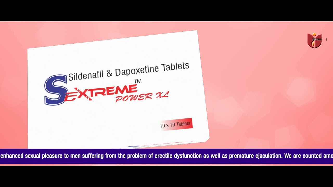 Sildenafil 100mg dapoxetine 60mg