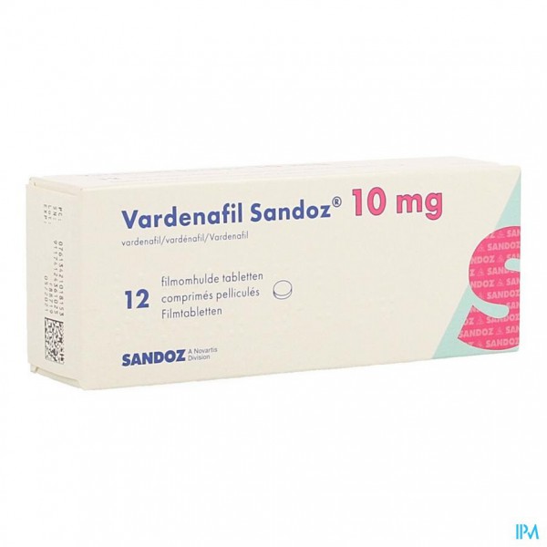 Vardenafil sandoz 10 mg