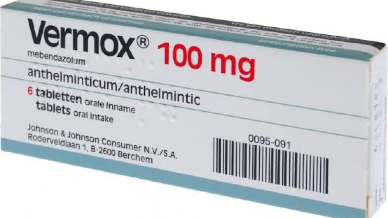 Vermox 100 mg 6 tabletten
