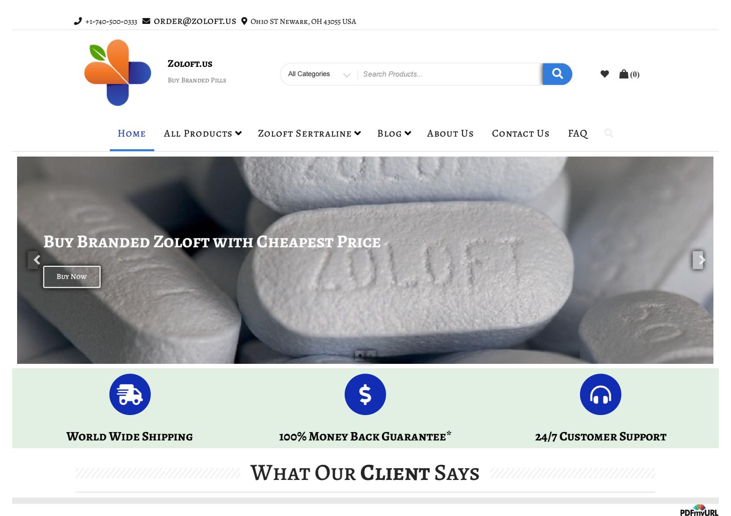 Zoloft 25mg Online