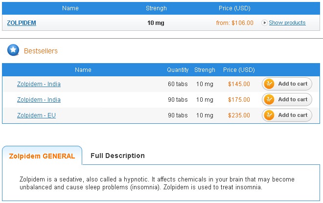 Zolpidem al 10 mg rezeptfrei
